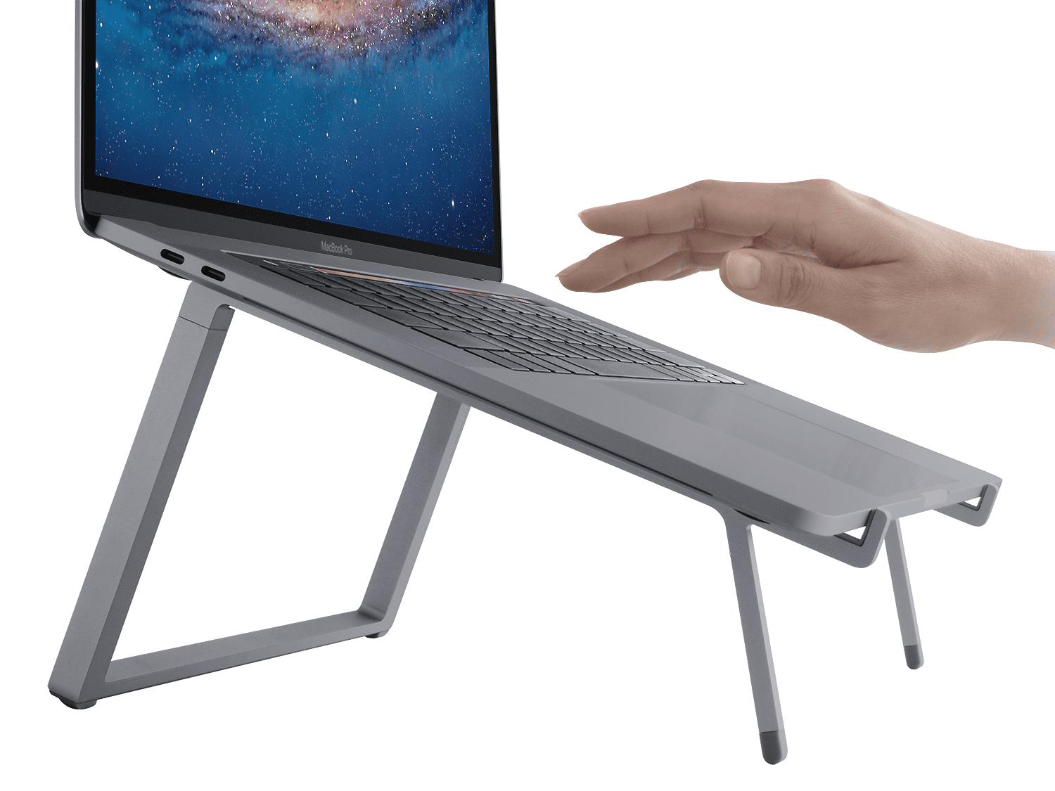 Rain Design M-Bar PRO+ Foldable Laptop Stand space gray