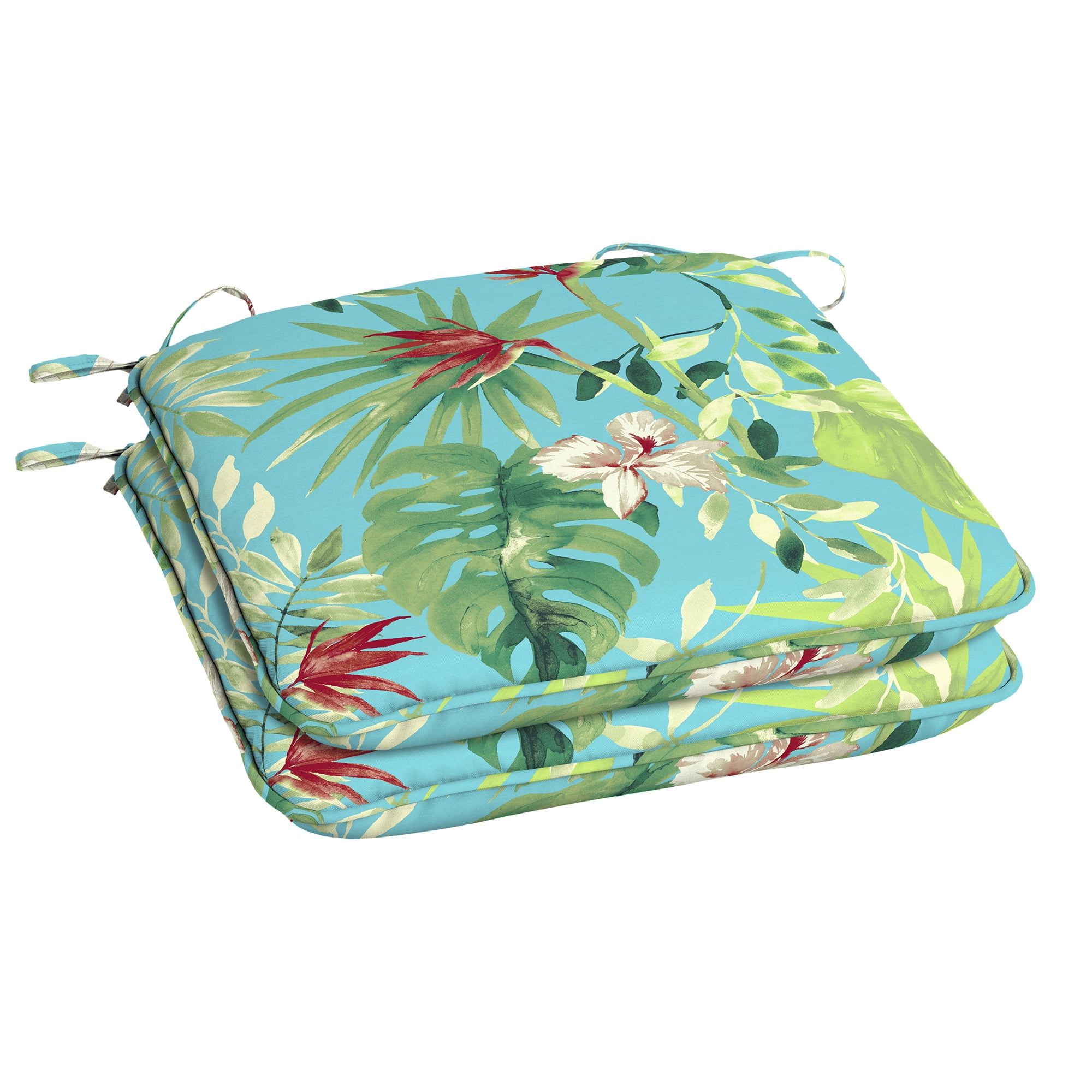 Better Homes Gardens Teal Aruba Palm 19 W X 18 D Outdoor Universal Seat Pad Set Of 2 - Better Homes And Gardens Teal Aruba Palm Outdoor Dining Chair Cushion Better Homes Gardens Teal Aruba Palm 19 W X 18 D Outdoor Universal Seat Pad Set Of 2 - Better Homes And Gardens Teal Aruba Palm Outdoor Dining Chair Cushion