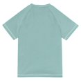 thumbnail image 6 of FORMRS Boys Rash Guard Short Sleeves Swim Shirt Quick Dry UPF 50+ Sun Protection, Sizes 3-12T, White Cartoon Swan, 6 of 6