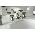 thumbnail image 3 of Kingston Brass KS4468RX Belknap Widespread Bathroom Faucet with Brass Pop-Up, Brushed Nickel, 3 of 8