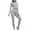 Gray, variant on Ashirexll Womens Winter Sets, Womens 2 Piece Outfits, High Stretch Seamless Sports Top with Lifted Hips and High Waist Tight Pants Yoga Set