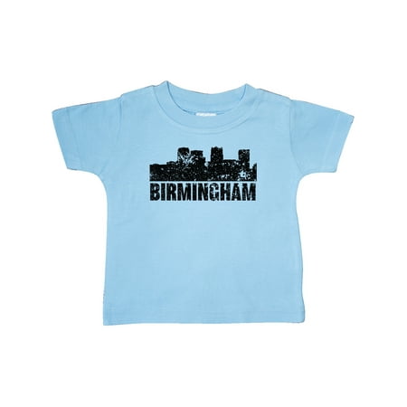 

Inktastic Birmingham Skyline Grunge Gift Baby Boy or Baby Girl T-Shirt