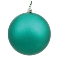 Vickerman 3" Teal Candy Ball Ornament, 12 per Bag