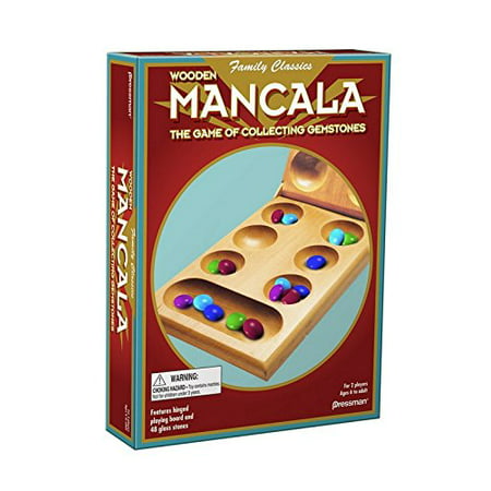 Mancala - Real Wood Folding Set, Invented thousands of years ago, Mancala is one of the world's favorite games of counting and strategy By (Best Real Time Strategy Games 2019)