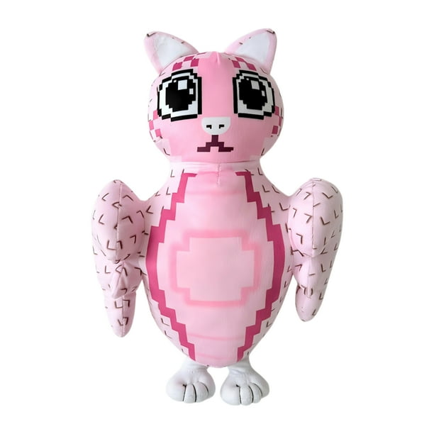Steal a Brainrot Plush Toy Meowl-Pink 13 Inch Collectible Premium Soft Plushie Inspired from Steal a Brainrot Game - Must-Have Cuddle Buddy for Video Game Fans