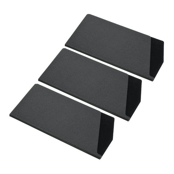 Uxcell ABS Knife Sheath Cover Sleeves Knives Edge Guard for 7" Chopping Knife Cleaver, Black 3 Pack