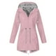 thumbnail image 2 of Chubasquero de talla grande para mujer, gabardina larga impermeable con capucha, cazadora forrada, chaqueta de viaje, chaquetas con capucha para exteriores Fridja  BV0+1727, 2 of 4