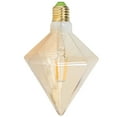 thumbnail image 2 of Bombilla de filamento LED estilo retro forma de pirámide 4W E27 bombilla para iluminación del hogar luz cálida, 2 of 14