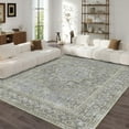 thumbnail image 2 of Area Rugs for Living Room 8'x 10' Machine Washable Vintage Print Large Throw Non Slip Bedroom Rugs, 2 of 5