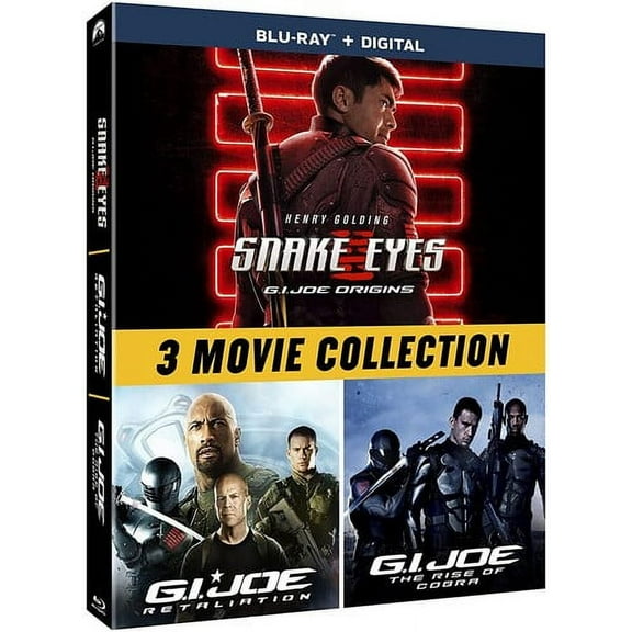 G.I. Joe 3-Movie Collection (Blu-ray Triple Feature) [Blu-ray]