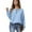*-006Blue, variant on ASDFVBKG Women Waffle Henley Tops V Neck Button Down Long Sleeve Solid Casual Pullover Soft Dressy Blouse Oversized Fall Winter Tunics Tee Top Royal Blue XL