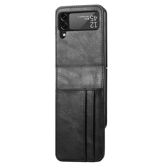 DPTALR Multifunctional Leather Case Suitable For Samsung Zflip3 Folding Mobile Phone Case