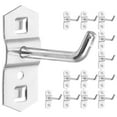 thumbnail image 1 of 12 pcs Pegboard Hooks Wall Pegboard Storage Hooks Metal Pegboard Hanging Hooks for Tools, 1 of 5