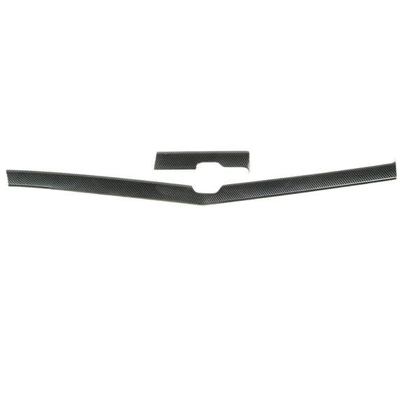 Central Control Trim Cover, Carbon Fiber Style 2PCS Car Central Control Trim Rust Proof For Vehicle