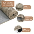 thumbnail image 6 of Washable Rug 10x13 for Living Room Modern Abstract Area Rug Non-Slip Large Contemporary Bedroom Carpet Aesthetic Accent Floor Carpet Foldable Solid Carpet for Home, Brown, 6 of 7