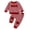 Watermelon Red, variant on HCNTES Fall Winter Toddler Baby Boy Girl Clothes 2Pcs Color Block Crewneck Sweatshirt and Pants Sweatsuit Little Boy Clothing(Watermelon Red,2-3 Years)