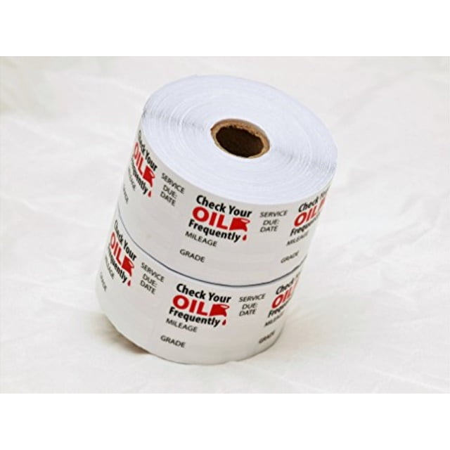Static Cling Oil Change Sticker 100 Pack Walmart Com Static Cling Oil Change Sticker 100 Pack Walmart Com