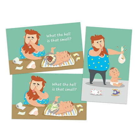 Petallo Baby Shower Scratch Off Game, Lottery Ticket Raffle Cards, Gender Neutral, 33 Cards, Baby Shower Activity and Idea