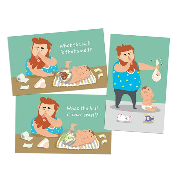 Petallo Baby Shower Scratch Off Game, Lottery Ticket Raffle Cards, Gender Neutral, 33 Cards, Baby Shower Activity and Idea