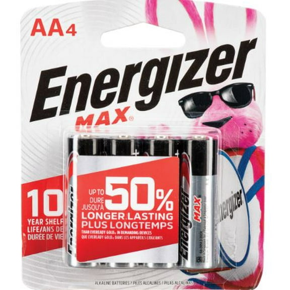 Eveready Battery E91BP-4 4-Pk. "AA" Alkaline Batteries - Quantity 1