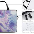 thumbnail image 3 of WERPE Swirl Abstract Brush Strokes Laptop Carrying Bag Diving Fabric Laptop Bag 10inch, 3 of 5