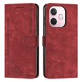 thumbnail image 1 of For Oppo A5 Pro 5G Case Imprinted Lines Leather Phone Cover with Stand - Green, 1 of 5