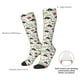 thumbnail image 4 of Fotbe Dinosaur Calcetas Divertidas Estampadas para Hombre y Mujer, Calcetas de Algodón hasta la Rodilla para Caminar, Correr, Enfermería y Embarazo, 4 of 6