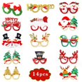 thumbnail image 4 of Juego de vasos con adornos navideños para adultos y niños, regalo de Navidad, sombrero, hebilla para la cabeza, aro, anillo de palmaditas, 4 of 5