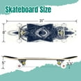 thumbnail image 2 of 31'' Complete Skateboard 7 Layer Canadian Maple Double Kick Deck Skateboards T Skate Board for Beginner Adult Gifts, 2 of 5