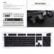 thumbnail image 2 of Teclas PBT 104 para teclado mecánico CUTICAT Negro, 2 of 5