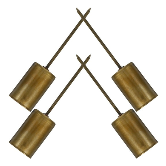 NICEXMAS 4Pcs Candleholders for Taper Candles Iron Multi Festive Atmosphere Various Occasions