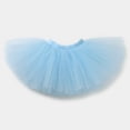 thumbnail image 2 of mgoYE Tutu Skirt Girls Elastic Ballet Dance Skirts 4 Layers Tulle Tutu for Toddler Kid Children(Light Blue,4-7 Years), 2 of 4