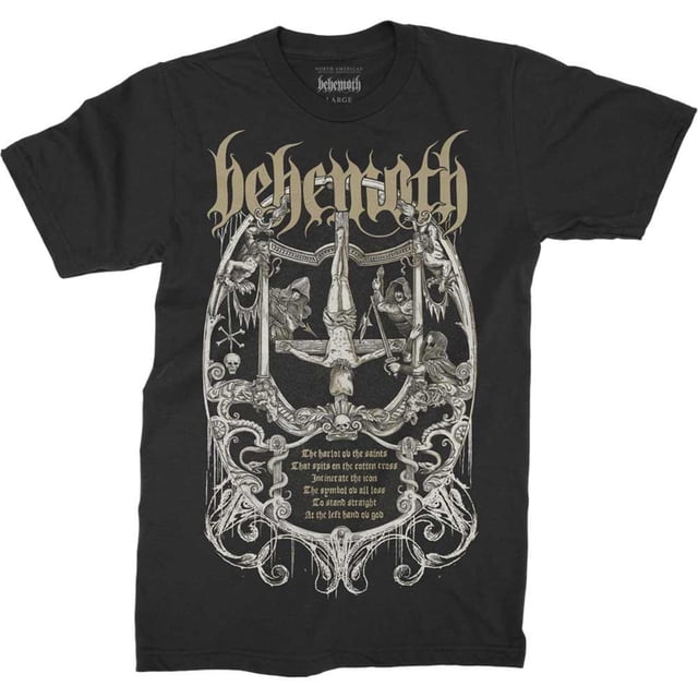 Behemoth - Camiseta Harlot para Adultos Unisex (Negro)