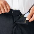thumbnail image 5 of JM Haggar Men's Big & Tall Sharkskin Flat Front Dress Pant  Classic Fit HD90885, 5 of 8