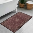 thumbnail image 2 of Washable Vintage Kitchen Mat 31"x20" Non Slip Soft Plush Low Profile Kitchen Rug, Distressed Medallion Oriental Style Sink Mat for Laundry Room Bedroom Office, 2 of 6