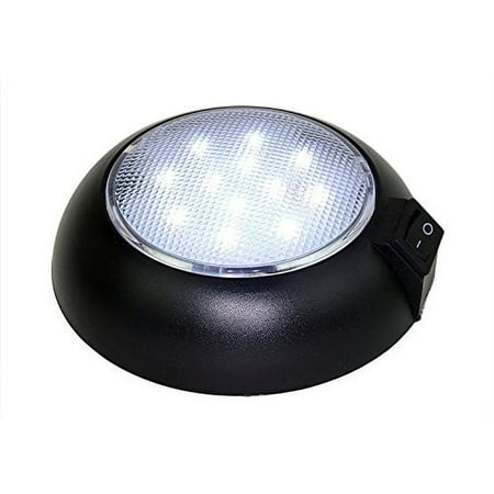 

Battery Powered LED Dome Light - Magnetic or Fixed Mount - High Power Cool White LED Downlight for Home Auto Truck RV Boat and Aircraft
