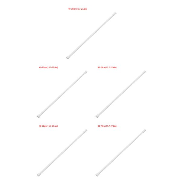 Kearding High Carbon Steel Curtain Rod Punch-free Curtains Duty Heavy Accessories Bath Waterproof Anti-rust Pole Replacement Type2 NO2