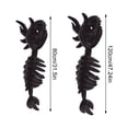 thumbnail image 3 of Dinosaur Skeleton Costume Wearable Plush Spinosaurus Dino Outfit with 3D Headgear Spine - Halloween Cosplay Dress Up, Black, S, 3 of 9