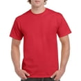 thumbnail image 3 of Gildan Mens Heavy Cotton T-Shirt, Style G5000, Multipack 2 Red 2-pack Medium, 3 of 4
