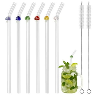 Mainstays Stainless Steel Straw Set, TEAL, TROPICAL BLOSSOM, SCUBA