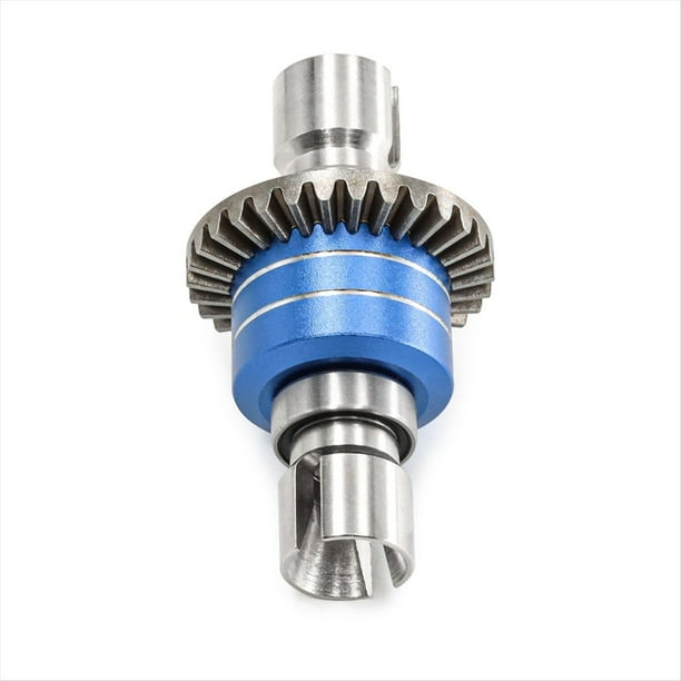 Diferencial Delantero y Trasero con Engranaje de Disco de Acero 16420G para Coche RC 1/14 1/16, Accesorios Azules