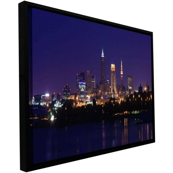 Cody York "Cleveland 16" Floater-Framed Gallery-Wrapped Canvas