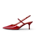 thumbnail image 2 of Dream Pairs Women’s Pointed Toe Pumps Slingback Kitten Heels,, 2 of 7