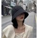 thumbnail image 4 of Sombrero de pescador negro para mujer, gorra informal de algodón de color sólido, visera de playa para exteriores, sombrero para el sol, gorra de pescador para mujer y niña, 1 unidad-negro JAMW Sencillez, 4 of 5