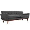 thumbnail image 4 of Modway Engage Ensemble de Canapé Moderne en Tissu 3 Pcs avec Fauteuils, Gris, 4 of 7