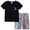 Gray, variant on KPOPLK Kids Summer Outfits Set Baby Boys Short Sleeve T-Shirt Top Pattern Print and Shorts Clothing for 2t 3t 4t 5t 6t 7t 8t 9t 10t 11t 12t(3-4 Years,Navy)