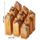 thumbnail image 4 of Matsuzay Paquete de 9 estatuas de Pilar de Navidad, conjunto de figuras de decoración para interiores, esculturas, columna de madera Vintage, Kits de decoración para fiestas, 4 of 6