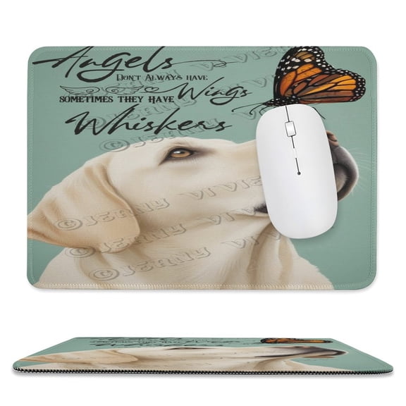 Labrador Dog Mouse Pad, Cute Dog Mouse Pad Non-Slip Rubber Base Gaming MousePads for Computers Laptop Office, Cute Mouse Pads with Designs for Women 8"x10"