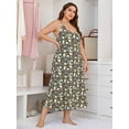 thumbnail image 3 of ebukurty Plus Size Nightgowns for Women Sleeveless Soft Sleepwear, Sizes 1XL-4XL, 3 of 8