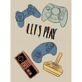 thumbnail image 2 of Villa, Milli 15x18 White Modern Wood Framed Museum Art Print Titled - Retro Game Play, 2 of 4
